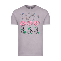 Vintage Zinc faith hope love Vintage Tee - MaliasSmallBusiness