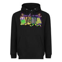 Black mardi gras nana Heavyweight Hoodie - CowGirlArtShop