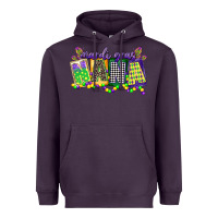 Plum mardi gras nana Heavyweight Hoodie - CowGirlArtShop