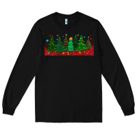 Black christmas trees libbey glass Long Sleeve Tee - BundleAndBundleShop