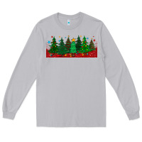 Moon Dust christmas trees libbey glass Long Sleeve Tee - BundleAndBundleShop