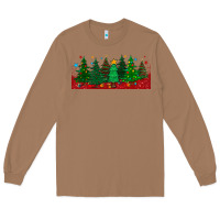 Toasted Coconut christmas trees libbey glass Long Sleeve Tee - BundleAndBundleShop