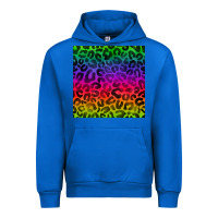 Cobalt colorful leopard seamless pattern Urban Hoodie - BundleAndBundleShop