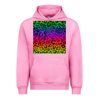 Fuchsia Pink colorful leopard seamless pattern Urban Hoodie - BundleAndBundleShop