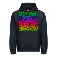 Navy colorful leopard seamless pattern Urban Hoodie - BundleAndBundleShop