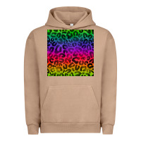 Pigment Burro colorful leopard seamless pattern Urban Hoodie - BundleAndBundleShop