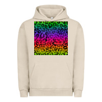 Pigment French Oak colorful leopard seamless pattern Urban Hoodie - BundleAndBundleShop