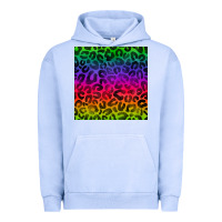 Pigment Grape Ice colorful leopard seamless pattern Urban Hoodie - BundleAndBundleShop