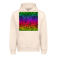 Sandshell colorful leopard seamless pattern Urban Hoodie - BundleAndBundleShop