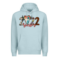 Blue Mist 2022 senior bull skull Premium Hoodie - JahusDesignShop