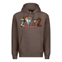 Coffee 2022 senior bull skull Premium Hoodie - JahusDesignShop