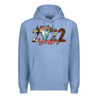 Colony Blue 2022 senior bull skull Premium Hoodie - JahusDesignShop