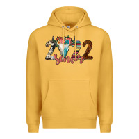 Mustard 2022 senior bull skull Premium Hoodie - JahusDesignShop