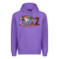 Purple 2022 senior bull skull Premium Hoodie - JahusDesignShop