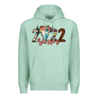 Seafoam 2022 senior bull skull Premium Hoodie - JahusDesignShop