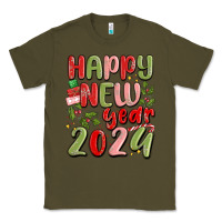 Army Green happy new year 2024 Classic Tee - MaliasSmallBusiness