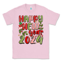 Bubblegum Pink happy new year 2024 Classic Tee - MaliasSmallBusiness