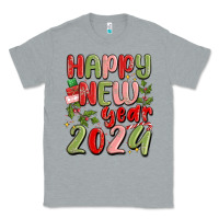 Heather Grey happy new year 2024 Classic Tee - MaliasSmallBusiness