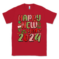 Red happy new year 2024 Classic Tee - MaliasSmallBusiness