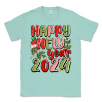 Seafoam happy new year 2024 Classic Tee - MaliasSmallBusiness