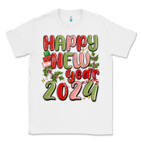 White happy new year 2024 Classic Tee - MaliasSmallBusiness