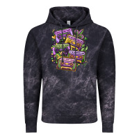 Cloud Black mardi gras cassette tapes Vintage Hoodie - MaliasSmallBusiness