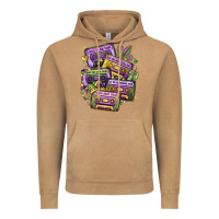 Vintage Camel mardi gras cassette tapes Vintage Hoodie - MaliasSmallBusiness