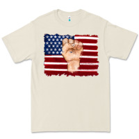Bone american flag with hand Premium Tee - Artiststas