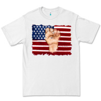 White american flag with hand Premium Tee - Artiststas