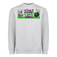 Heather Grey thick thighs and spooky vibes libbey glass Heavyweight Sweatshirt - BundleAndBundleShop