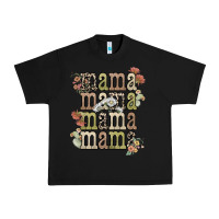 Black mama mama mama mama western flower Urban Heavy Tee - NancyCooperArtShop