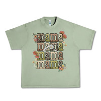 Oil Green mama mama mama mama western flower Urban Heavy Tee - NancyCooperArtShop