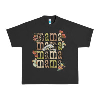Pigment Black mama mama mama mama western flower Urban Heavy Tee - NancyCooperArtShop