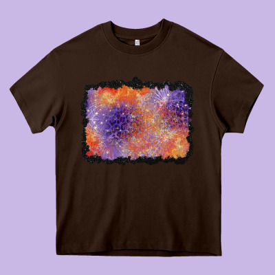 Halloween Background Heavy Core Tee Designed By Bundleandbundleshop