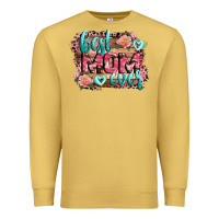 Antique Gold Best Mom ever Mother's Day Premium Sweatshirt - CowGirlArtShop