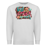 Dove Grey Best Mom ever Mother's Day Premium Sweatshirt - CowGirlArtShop