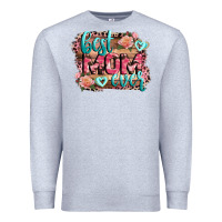 Heather Grey Best Mom ever Mother's Day Premium Sweatshirt - CowGirlArtShop