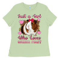 Matcha Just A Girl Love Who Loves Guinea Pigs Ladies Tee - Artiststas