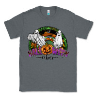 Charcoal Heather halloween vibes Classic Tee - SublimationCraftShop
