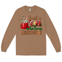 Toasted Coconut just a girl who loves christmas Long Sleeve Tee - BundleAndBundleShop