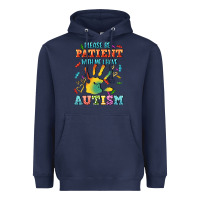 Navy please be patient with me i have autism Heavyweight Hoodie - CowGirlArtShop