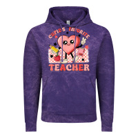 Cloud Purple cupid's favorite teacher Vintage Hoodie - MaliasSmallBusiness