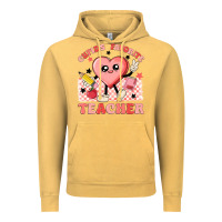 Vintage Mustard cupid's favorite teacher Vintage Hoodie - MaliasSmallBusiness