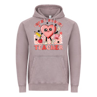 Vintage Zinc cupid's favorite teacher Vintage Hoodie - MaliasSmallBusiness