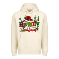 Tofu howdy christmas cowboy hat Premium Hoodie - CowGirlArtShop