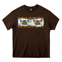 Chocolate Brown oh deer christmas Heavy Core Tee - Artiststas