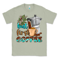 Matcha coffee cups but first coffee Classic Tee - NancyCooperArtShop