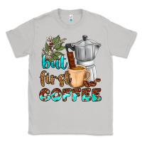 Moon Dust coffee cups but first coffee Classic Tee - NancyCooperArtShop