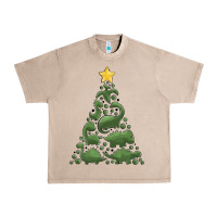 French Oak dinosaur christmas tree Urban Heavy Tee - MaliasSmallBusiness