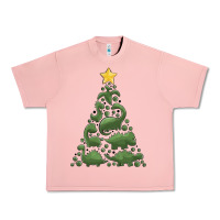 Salmon dinosaur christmas tree Urban Heavy Tee - MaliasSmallBusiness